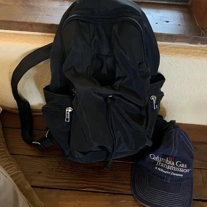 [BUNJANG] Unisex Backpack with Tumbler Pocket / 무료배송 가방 여행가방 백팩 텀블러가방 가방 새상품 남녀공용