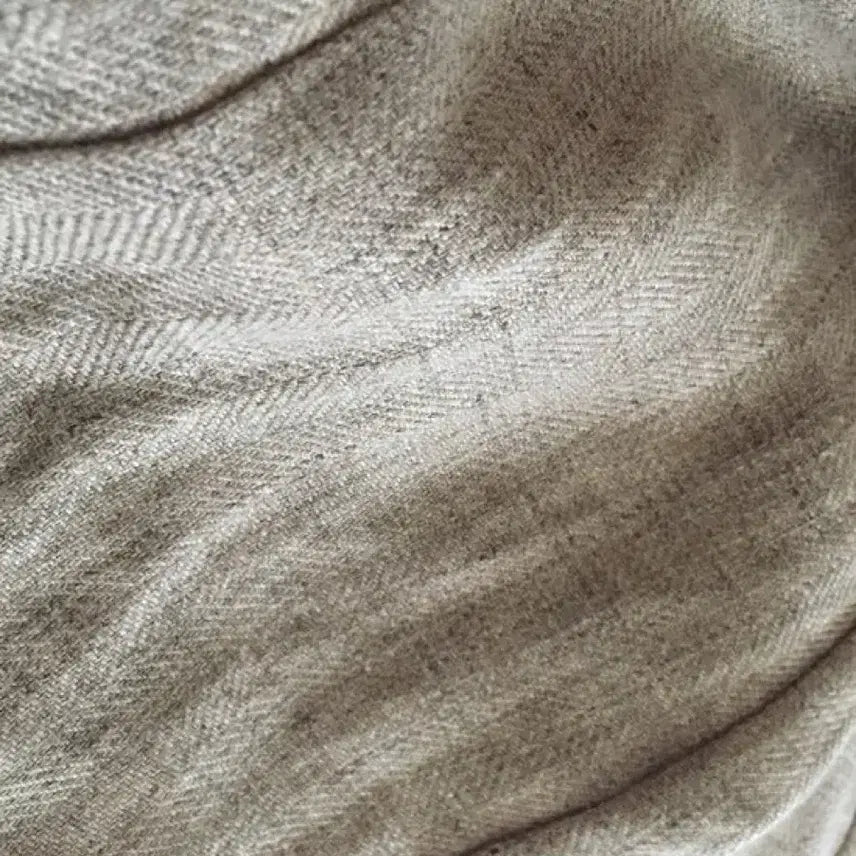 [BUNJANG] Linen Jacket Oatmeal Beige / 린넨 자켓 새상품