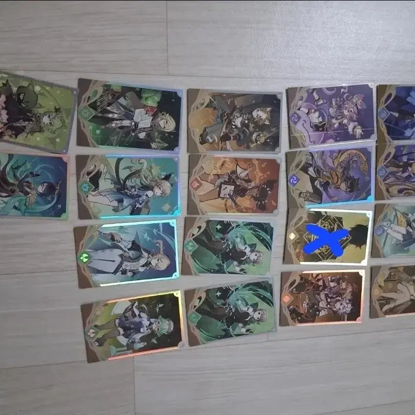 [BUNJANG] Genshin Impact Sparkling Card Collection / 원신 일성소 카드