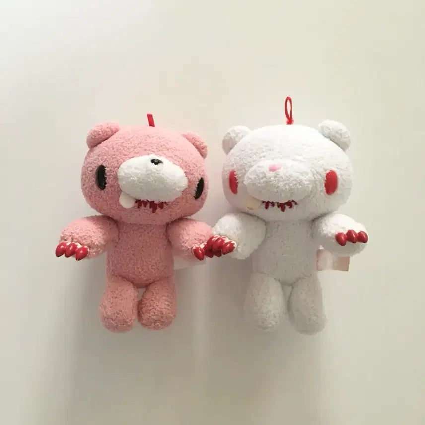 [BUNJANG] Gloomy Bear Pink Albino Mascot Bundle Set / 고전 글루미베어 핑크 알비노 일괄 양도 마스코트 인형 키링