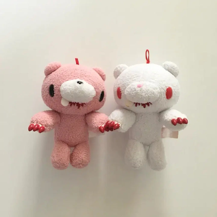 [BUNJANG] Gloomy Bear Pink Albino Mascot Bundle Set / 고전 글루미베어 핑크 알비노 일괄 양도 마스코트 인형 키링