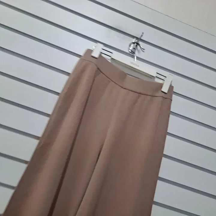 [BUNJANG] TAHARI Beige Banding Spring Knit Wide Pants / TAHARI 베이지 밴딩 봄 니트 와이드팬츠 28/옷장꾸미기
