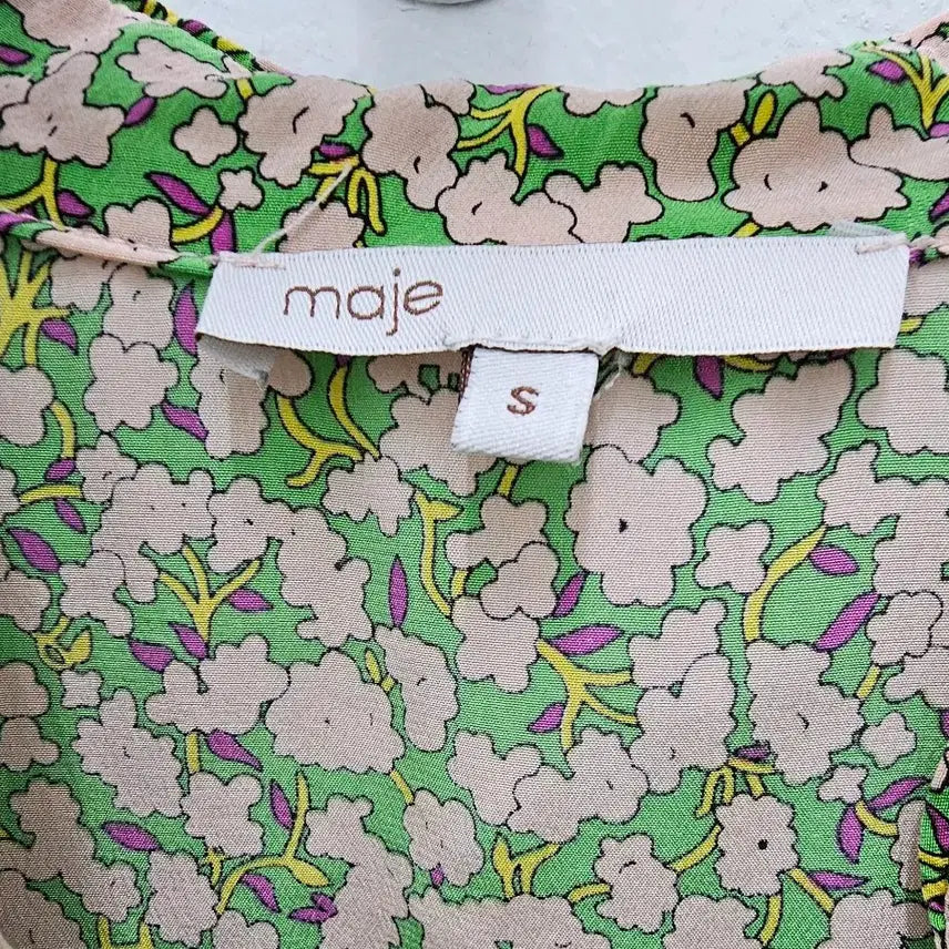 [BUNJANG] Maje Flower Pattern Long Dress / 마쥬 플라워 패턴 롱 원피스