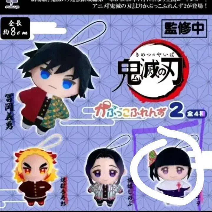 [BUNJANG] Demon Slayer Kanao Plush Doll Gacha / 귀멸의칼날 봉제인형 가챠 카나오