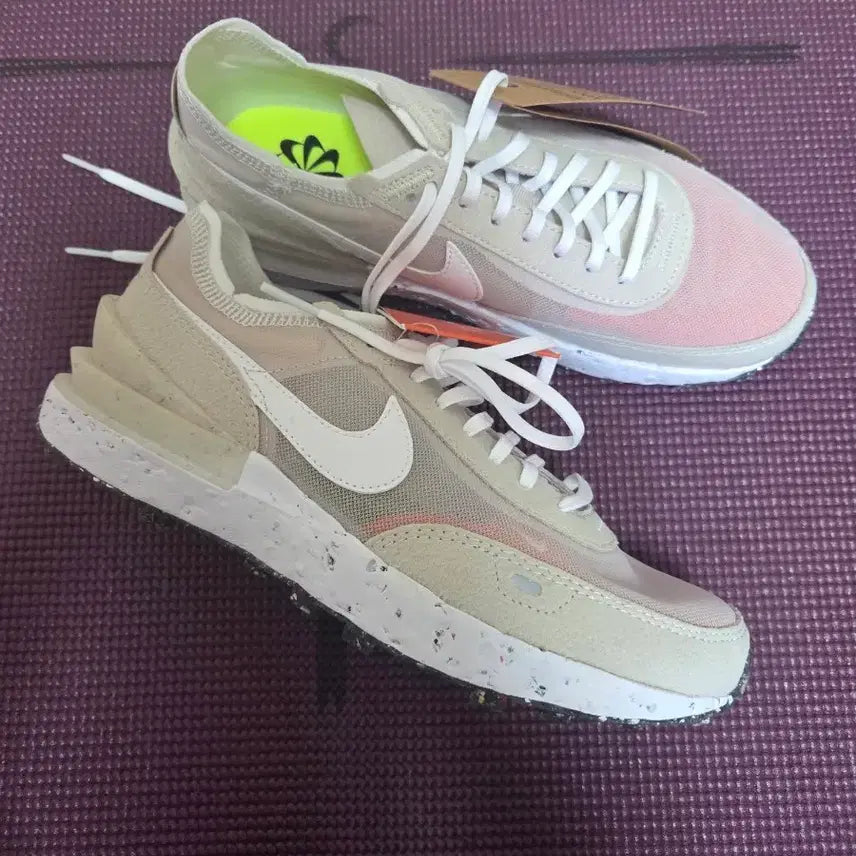 [BUNJANG] Nike Waffle One Crater Sneakers (Cream) / 새상품 나이키 와플원 크레이터 235