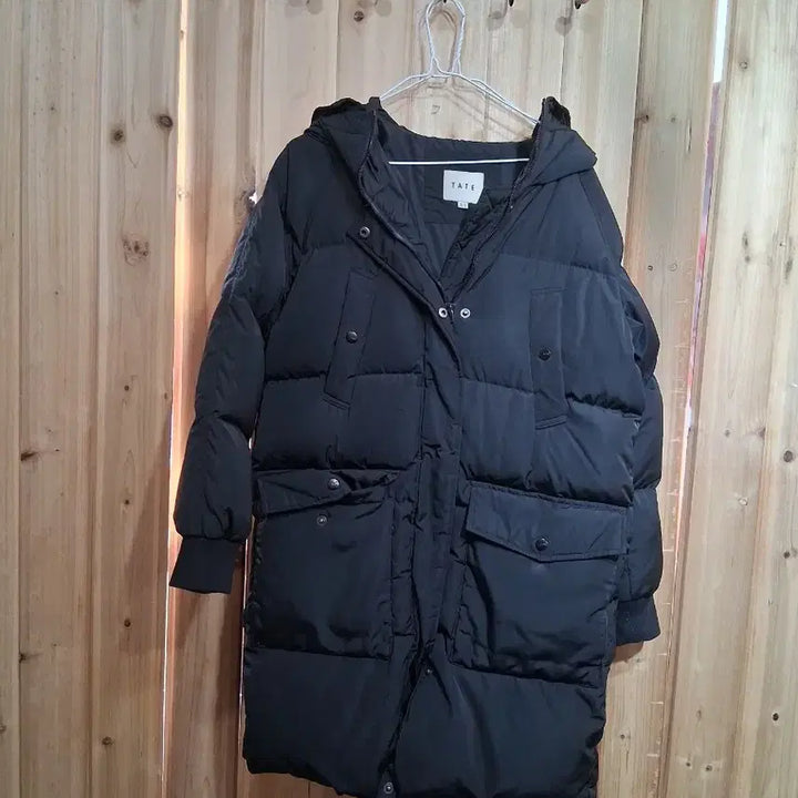 [BUNJANG] Tate Black Long Padded Jacket (Size S) / TATE 테이트 블랙 롱패딩(S)