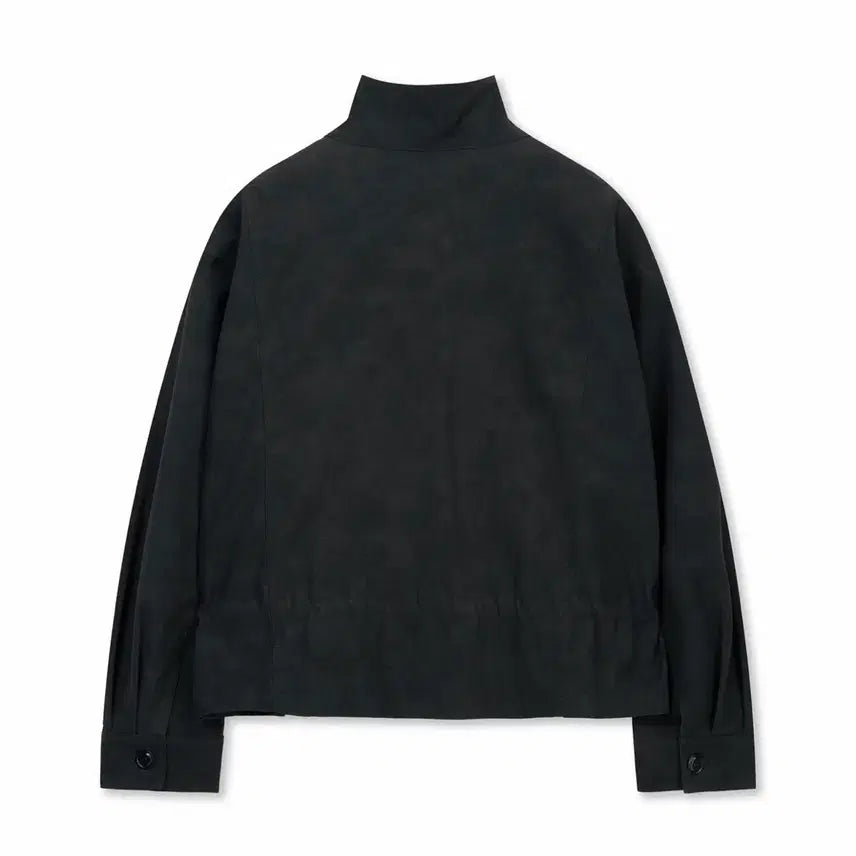 [BUNJANG] HeleneParis Suede String Button Jacket (Black) / (택O) 헬레네파리스 스웨이드 스트링 버튼 재킷 (블랙)