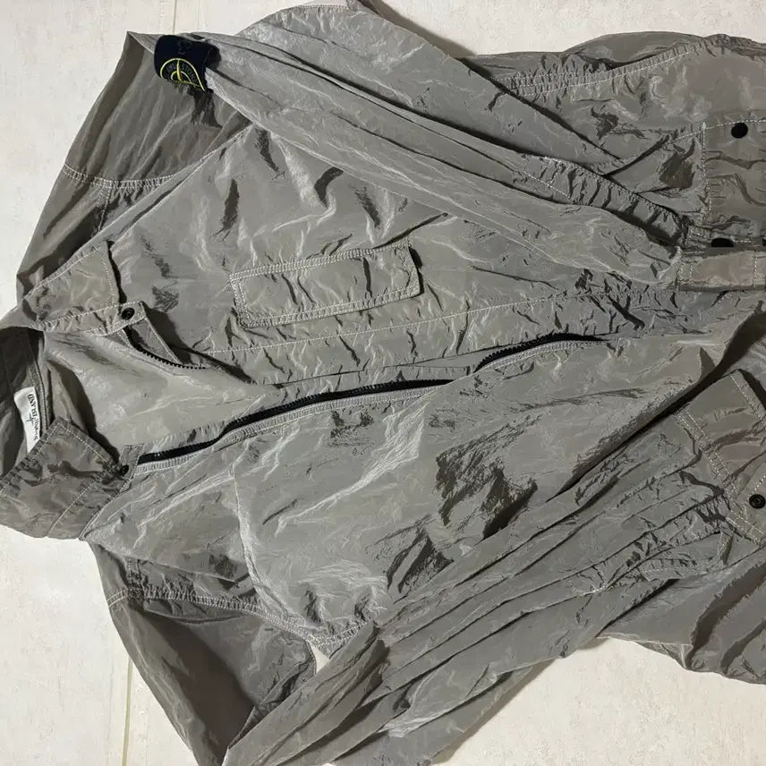 [BUNJANG] Stone Island Nylon Metal Overshirt Plaster / [XL]18SS 스톤아일랜드 나일론메탈 오버셔츠 플래스터