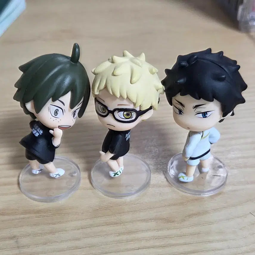 [BUNJANG] Haikyuu Kotchimuite Ashiashi, Tsukishima, Yamaguchi Figure Bundle Set / 하이큐 콧치무이테 뒤돌아봐요 일괄판매