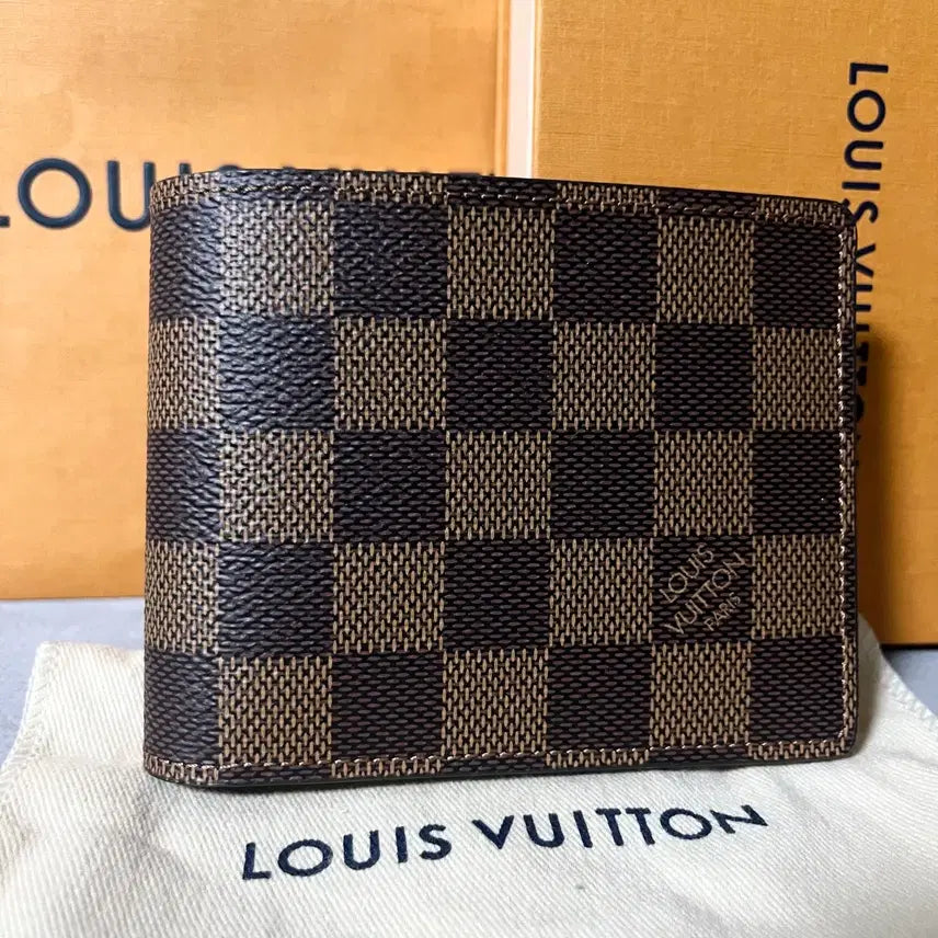 [BUNJANG] Louis Vuitton Damier Multiple Wallet / [새상품] 루이비통 다미에 멀티플월릿 반지갑