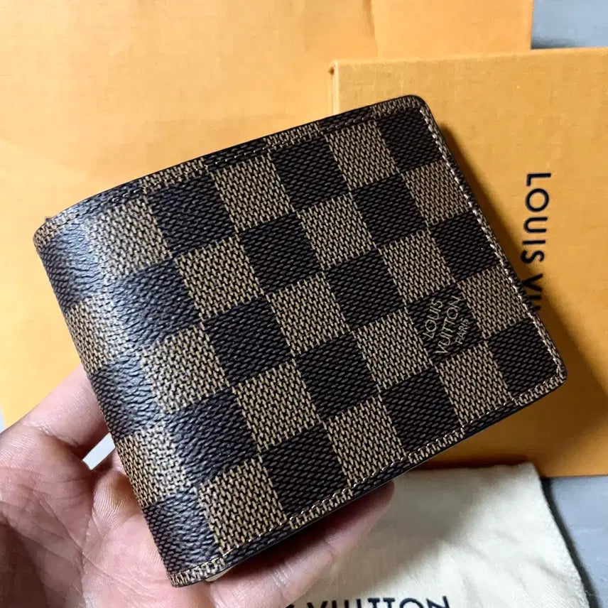 [BUNJANG] Louis Vuitton Damier Multiple Wallet / [새상품] 루이비통 다미에 멀티플월릿 반지갑