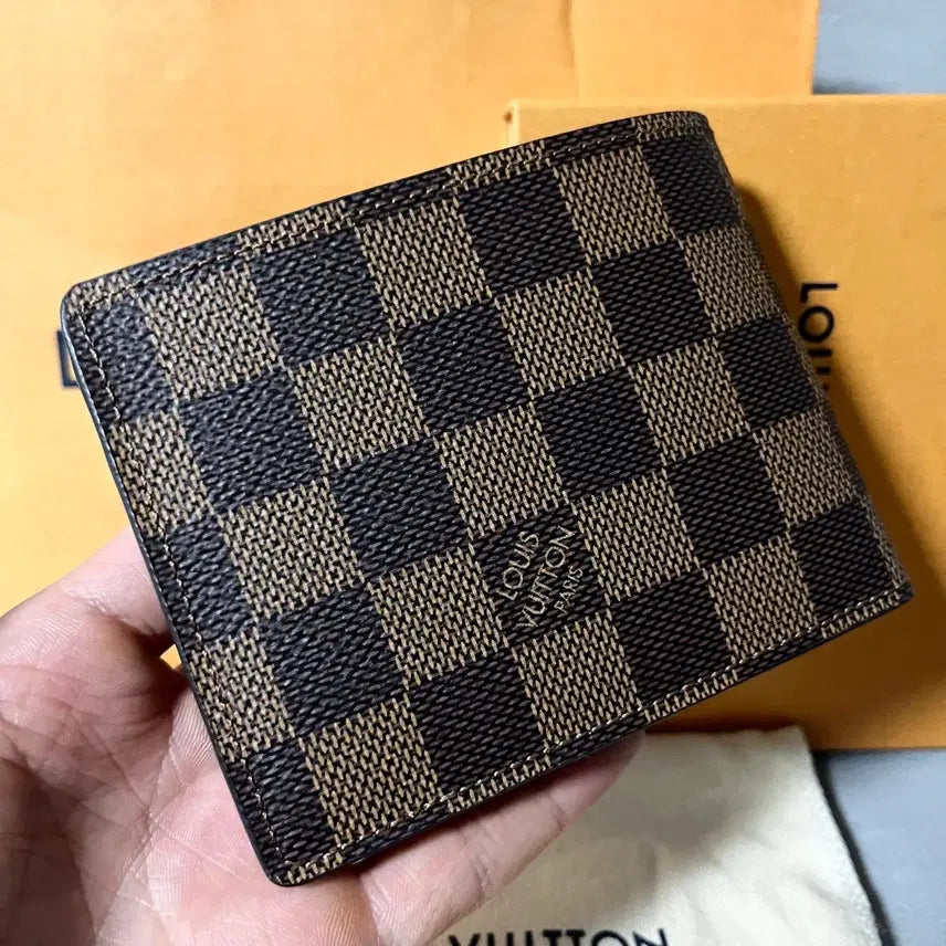 [BUNJANG] Louis Vuitton Damier Multiple Wallet / [새상품] 루이비통 다미에 멀티플월릿 반지갑