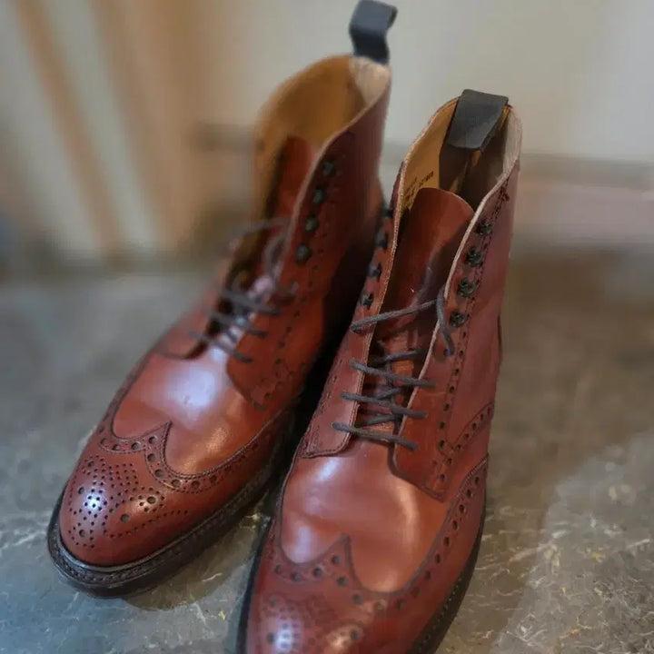 [BUNJANG] Crocket &amp; Jones Wingtip Boots 7.5 / 크로켓앤존스 윙팁 부츠 7.5사이즈