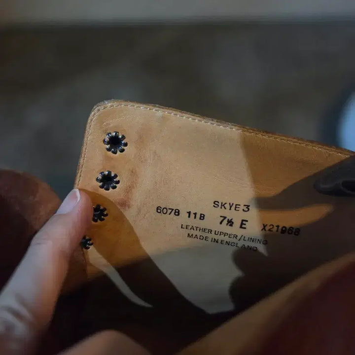 [BUNJANG] Crocket &amp; Jones Wingtip Boots 7.5 / 크로켓앤존스 윙팁 부츠 7.5사이즈