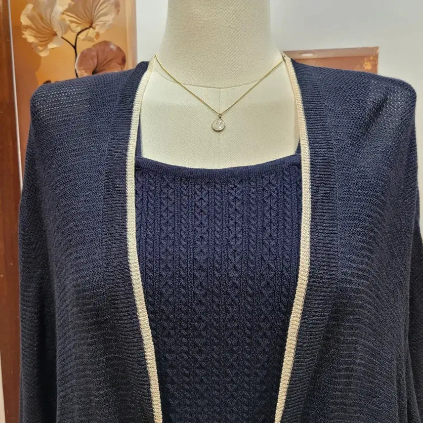 [BUNJANG] TIME Linen Blend Summer Long Cardigan / 타임 TIME 썸머 롱 가디건