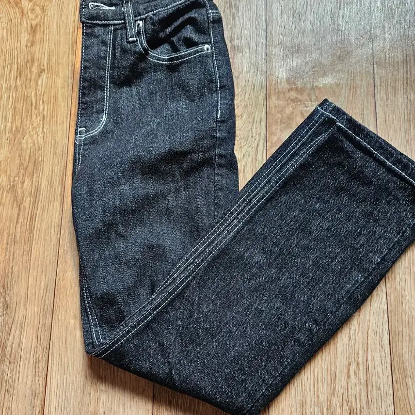 [BUNJANG] Black Straight-Fit Denim Pants (Size S) / 블랙 일자핏 데님 팬츠 S사이즈