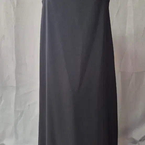 [BUNJANG] Black Long Slip Dress 55 / 블랙 롱 슬립 원피스 55