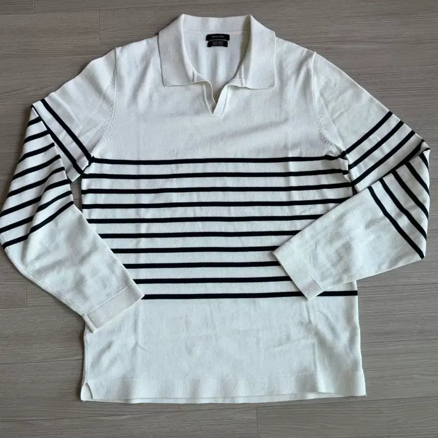 [SOLD OUT] 마시모두띠 남자 스트라이프 단가라 니트 M