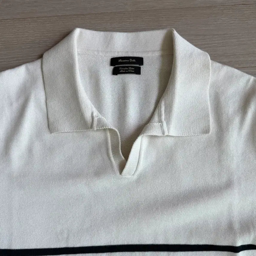 [SOLD OUT] 마시모두띠 남자 스트라이프 단가라 니트 M