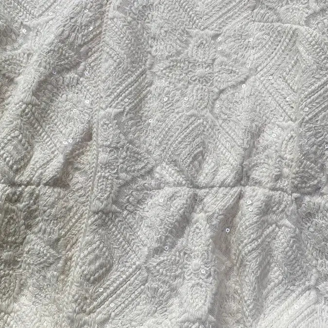 [BUNJANG] Maje Ecru Sequin Blouse / 마쥬 maje 에크루 스팽글 블라우스