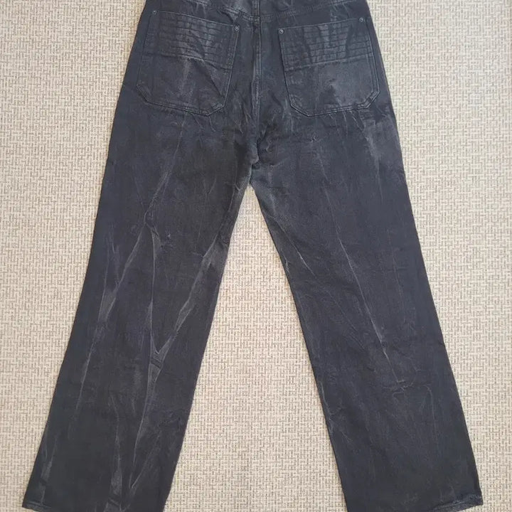 [BUNJANG] Maison Mineed Black Wide Denim Pants 46 / 메종미네드 블랙 와이드 데님 팬츠 46