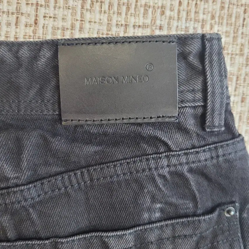 [BUNJANG] Maison Mineed Black Wide Denim Pants 46 / 메종미네드 블랙 와이드 데님 팬츠 46