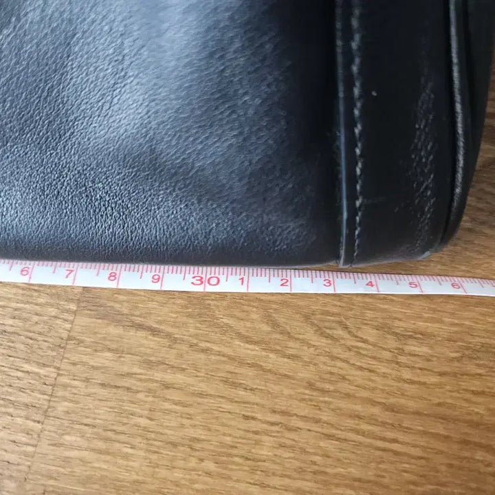 [BUNJANG] Leather Kelly Black Tote Bag / 소가죽 켈리 블랙 공황 토트백