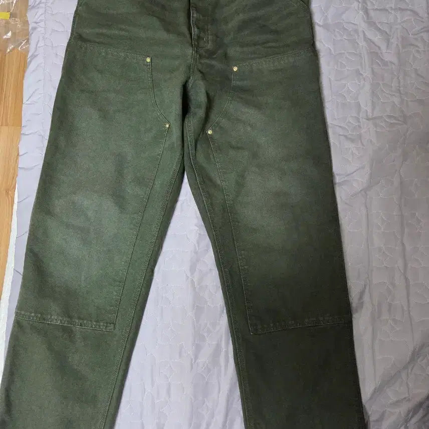 [BUNJANG] Carhartt WIP Double Knee Olive Pants / 칼하트윕 더블니 올리브 32