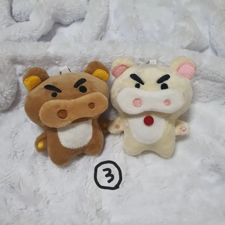 [BUNJANG] Crayon Shin-chan Buriburizaemon x Rilakkuma Keyring / 짱구 부리부리몬x리락쿠마 인형 키링