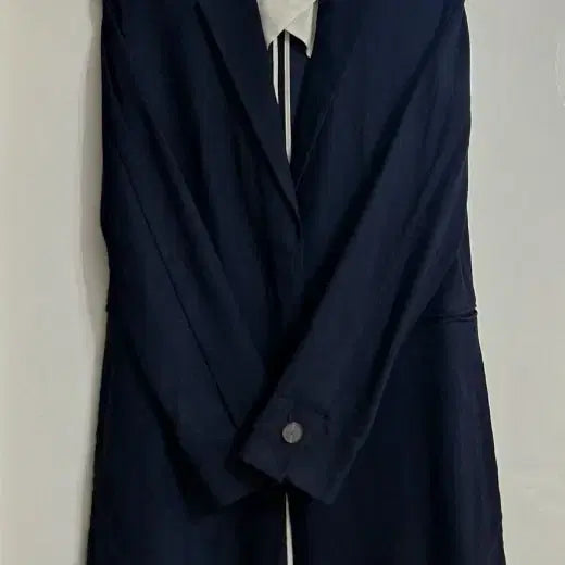 [BUNJANG] Jill Stuart New York Linen Long Jacket / 질스튜어트뉴욕 린넨 롱자켓 85-91-160