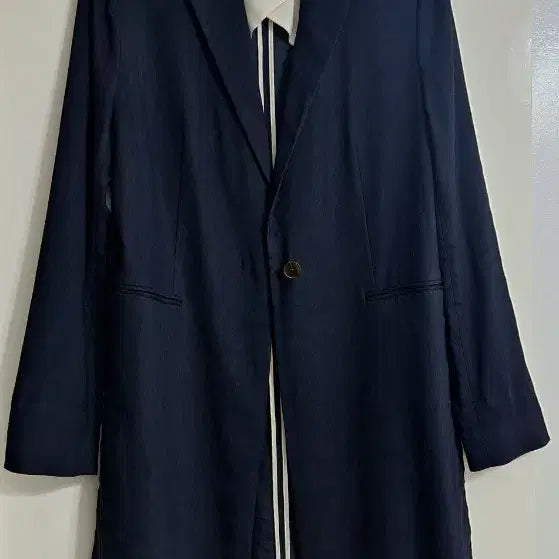 [BUNJANG] Jill Stuart New York Linen Long Jacket / 질스튜어트뉴욕 린넨 롱자켓 85-91-160