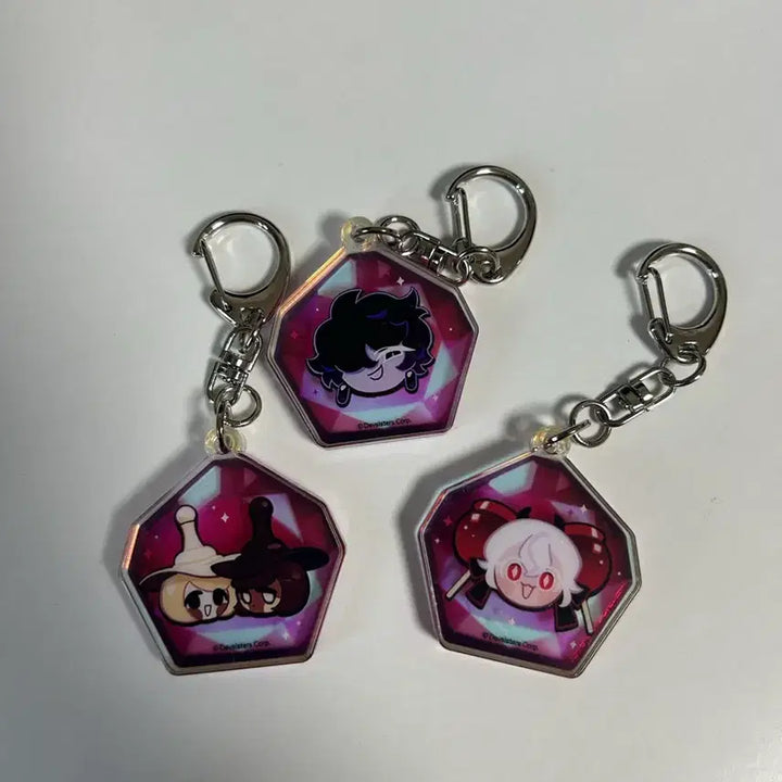 [SOLD OUT] 쿠키런 킹덤 영혼석 아크릴 키링 블랙사파이어 블사 캔디애플 캔플 체스초코