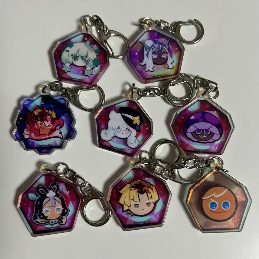 [SOLD OUT] 쿠키런 킹덤 영혼석 아크릴 키링 블랙사파이어 블사 캔디애플 캔플 체스초코