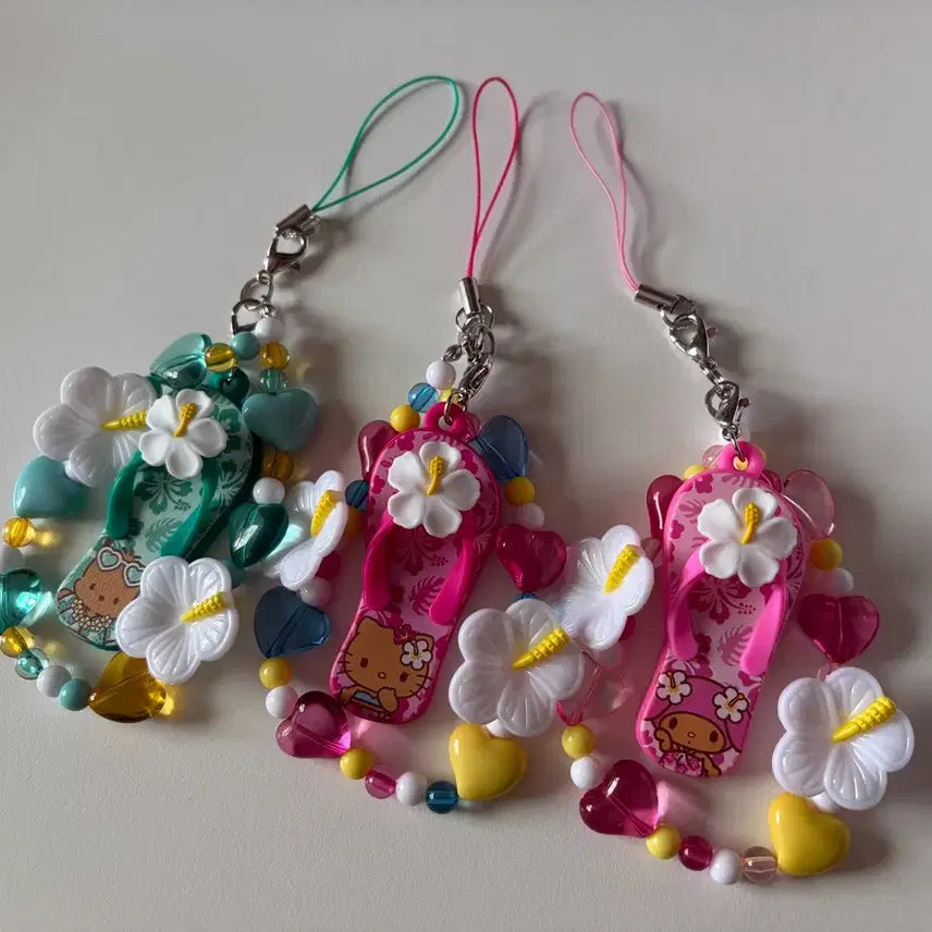 [BUNJANG] Sanrio Pochacco, Kitty, My Melody Random Secret Keyring / 산리오 태닝 포차코 키티 마이멜로디 랜덤 시크릿 키링 도코나츠