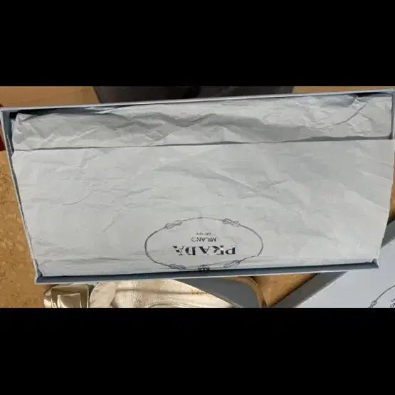 [BUNJANG] Prada Silver Flat Shoes / 프라다 실버 플랫슈즈