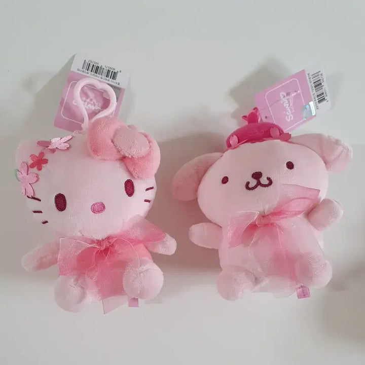 [BUNJANG] Sanrio Pompompurin Cherry Blossom Doll Keyring / 산리오 폼폼푸린 체리블라썸 인형키링