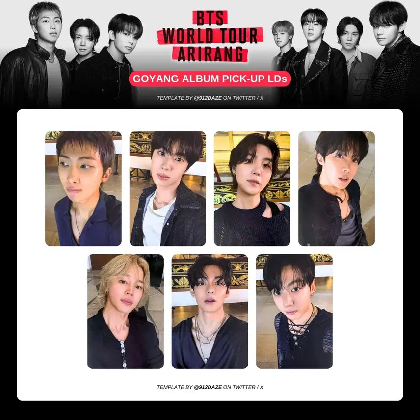 [BUNJANG] BTS Arirang Album Lucky Draw Photocard Bundle Set / 방탄 고양 콘서트 아리랑 앨범 럭드 포카 양도 BTS 픽업