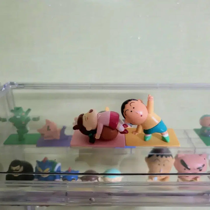 [SOLD OUT] 짱구는 못말려 요가 피규어 세트 맹구유리