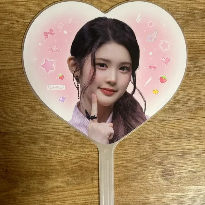 [BUNJANG] Hats to Hearts Aina Uchiwa Fan Pink / 하츠투하츠 에이나 우치와 하투하 노숭이 노유나 부채 핑크 BE님