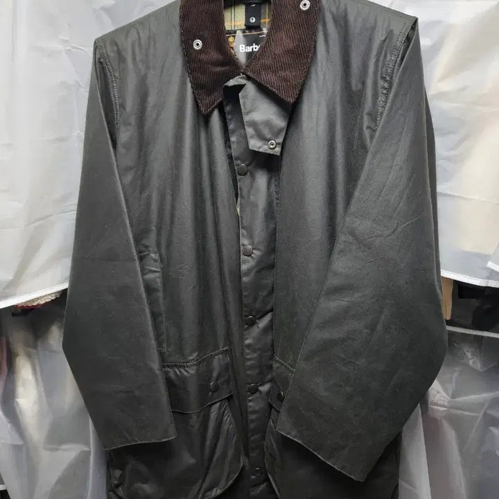 [BUNJANG] Barbour Border Wax Jacket Sage 44 / 바버 보더 왁스자켓 세이지 44