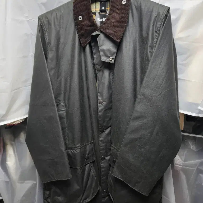 [BUNJANG] Barbour Border Wax Jacket Sage 44 / 바버 보더 왁스자켓 세이지 44