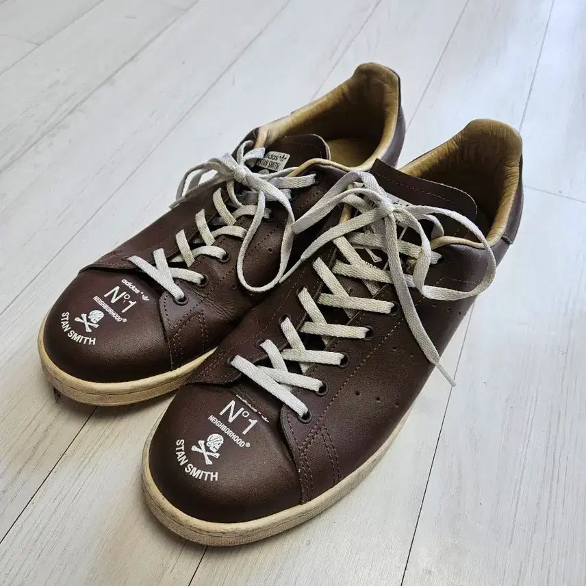 [BUNJANG] Adidas Neighborhood Stan Smith Sneakers / 아디다스 X 네이버후드 스탠스미스 285
