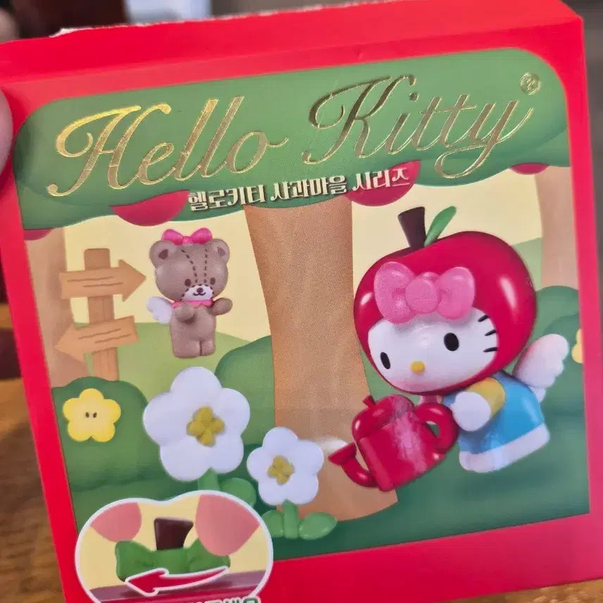 [BUNJANG] Hello Kitty Apple Village Series Apple Height Measure / 헬로키티 사과마을 시리즈 사과키재기