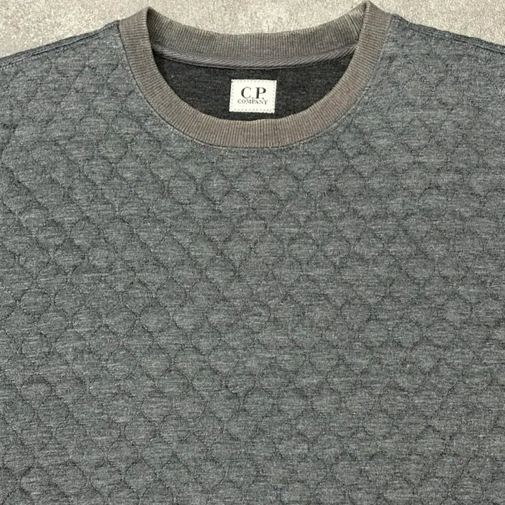 [BUNJANG] CP Company Lens Waffle Sweatshirt Grey / CP컴퍼니 렌즈 와플 맨투맨 그레이