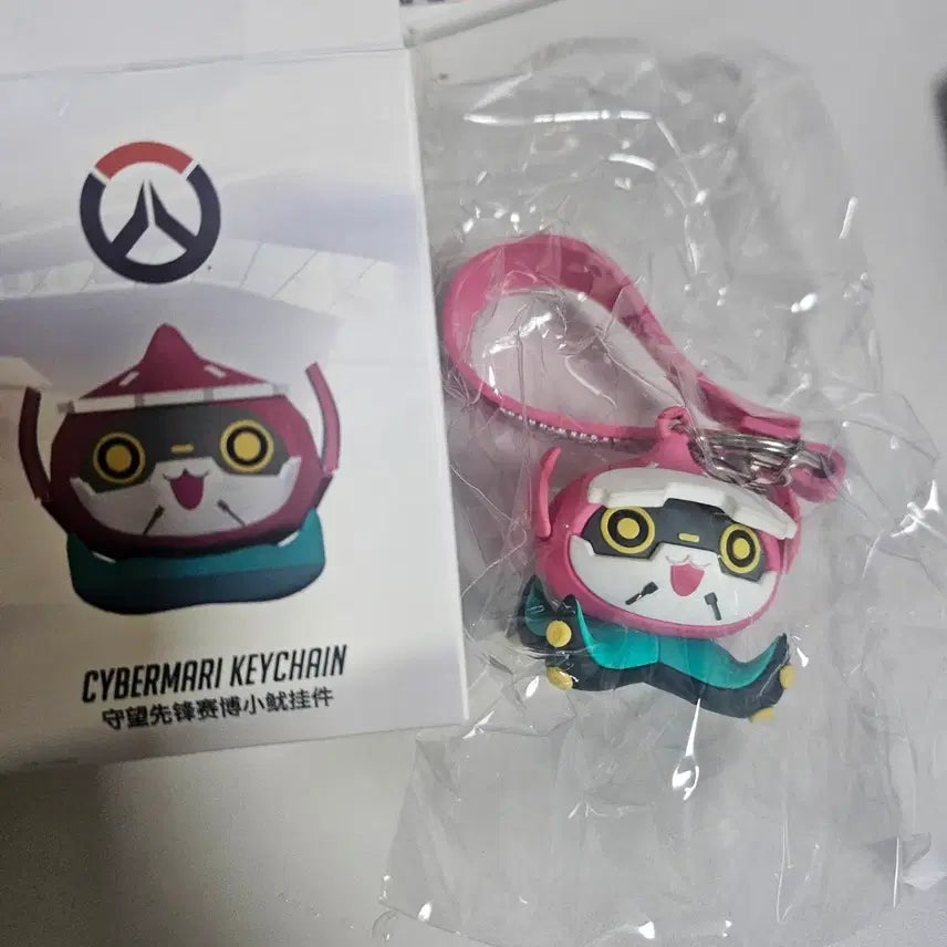 [BUNJANG] Overwatch Pachimari Keyring Pink / 오버워치 파치마리 키링 핑크색