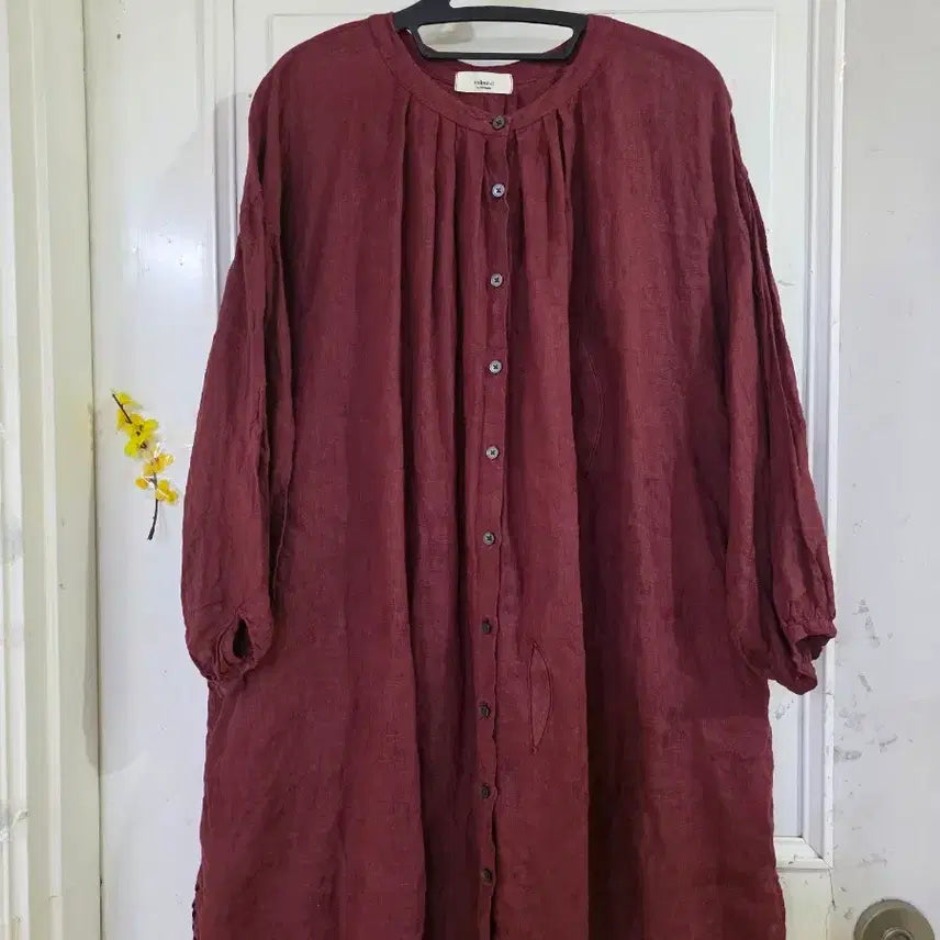 [BUNJANG] Summer Linen Long Dress / 여름  고급스런  마 린넨 롱원피스  깨끗해요  가슴단면