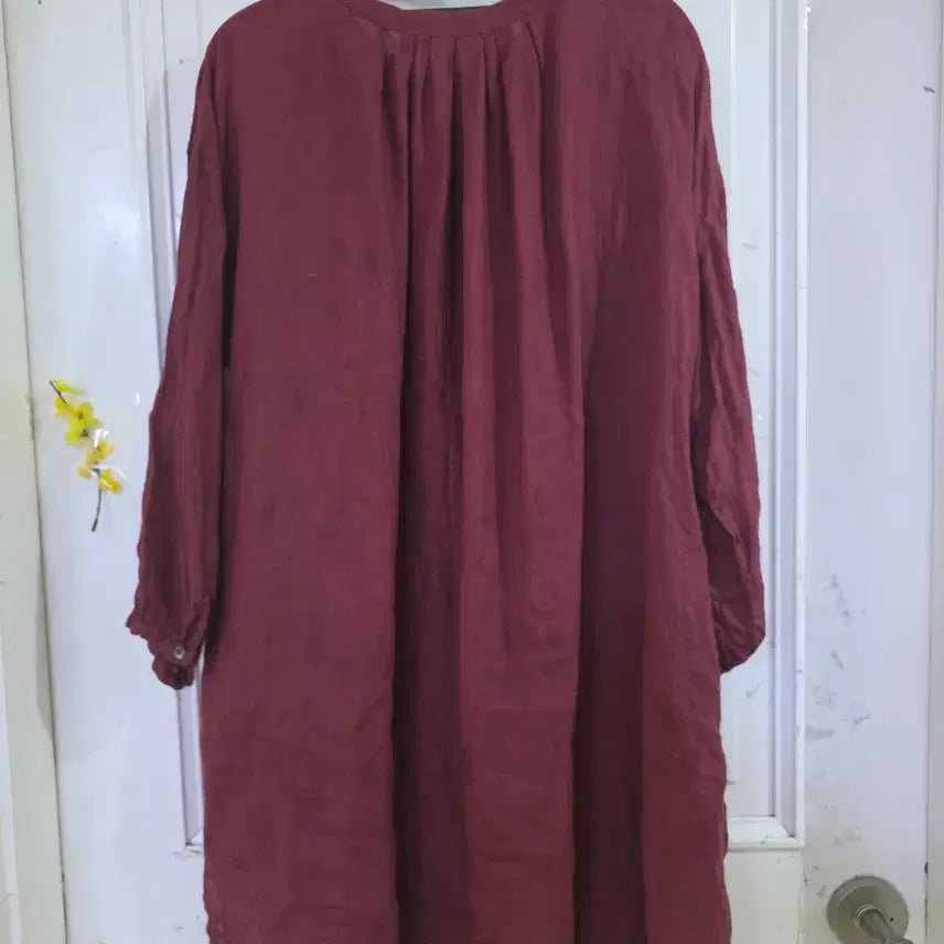 [BUNJANG] Summer Linen Long Dress / 여름  고급스런  마 린넨 롱원피스  깨끗해요  가슴단면