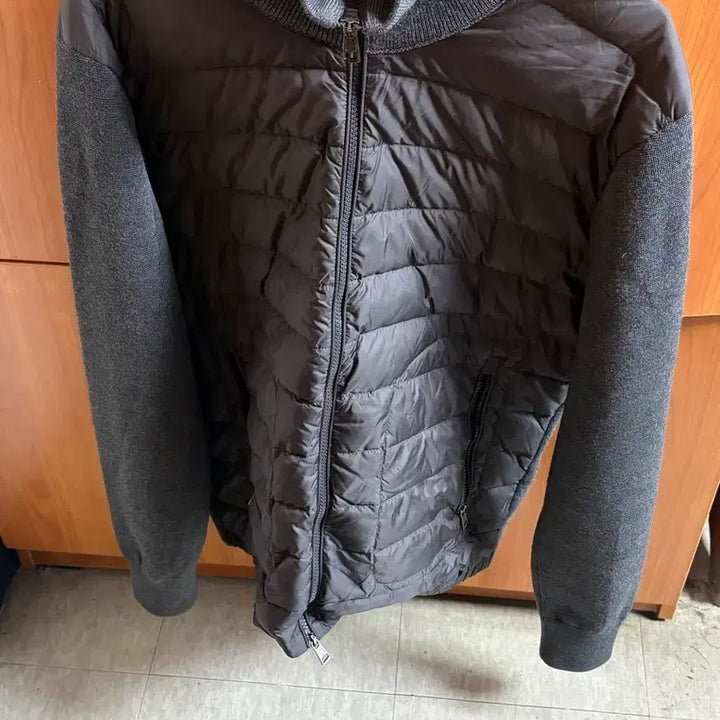 [BUNJANG] Moncler Knit Padded Jacket Gray XL / 몽클레어 니트패딩 그레이 xl
