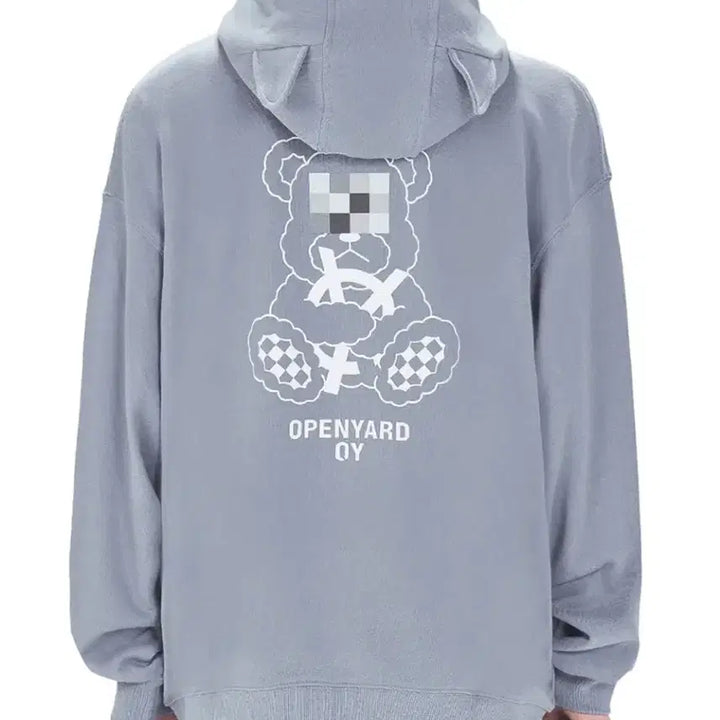 [BUNJANG] OY Mosaic Odolly Hoodie Zip-up (Blue Gray) / (택O) 오와이 OY 모자이크 오돌리 후드집업 (블루그레이)