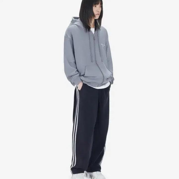 [BUNJANG] OY Mosaic Odolly Hoodie Zip-up (Blue Gray) / (택O) 오와이 OY 모자이크 오돌리 후드집업 (블루그레이)